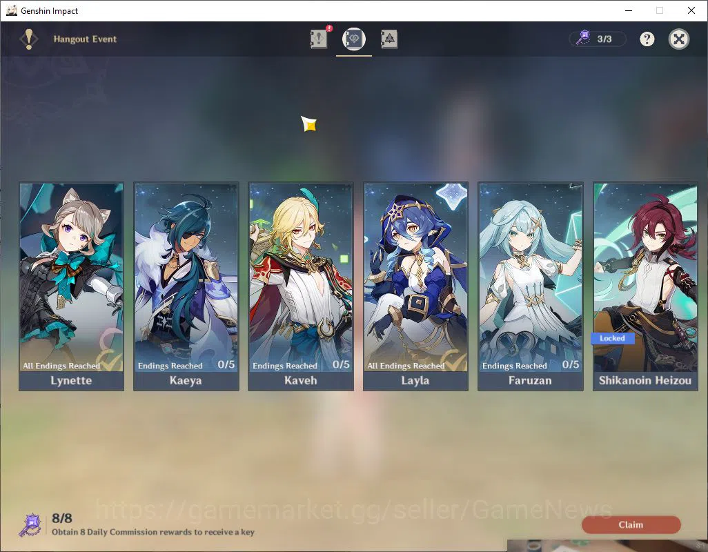 Genshin Impact Accounts Asia|AR 57|7 Limited +2(*5Weapon)|RaidenC1+Sign,Ar image 15