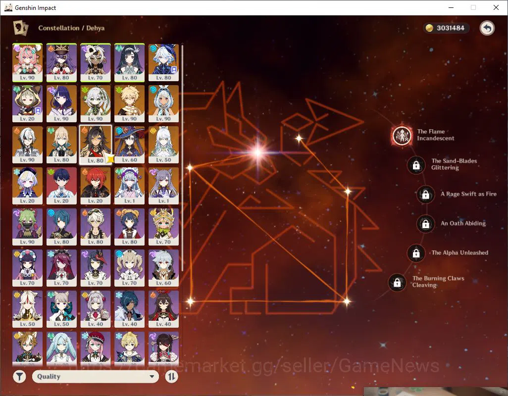 Genshin Impact Accounts Asia|AR 57|7 Limited +2(*5Weapon)|RaidenC1+Sign,Ar image 6