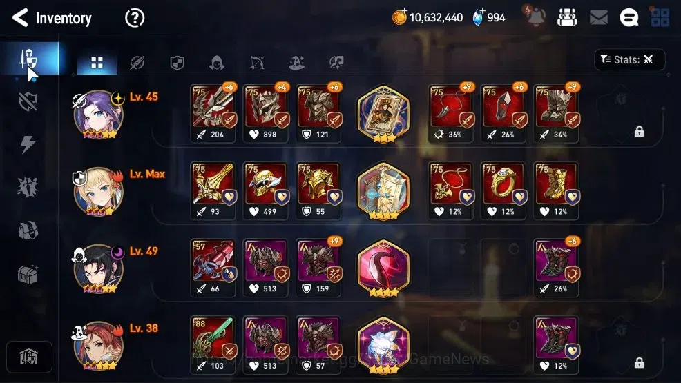 Epic Seven Accounts High-End GLOBAL UnVerif|2 ML (Rhianna and Luciella,Requiem Roana)+Celine,Ray,Zahhak,Aramintha,etc|4,4k 14