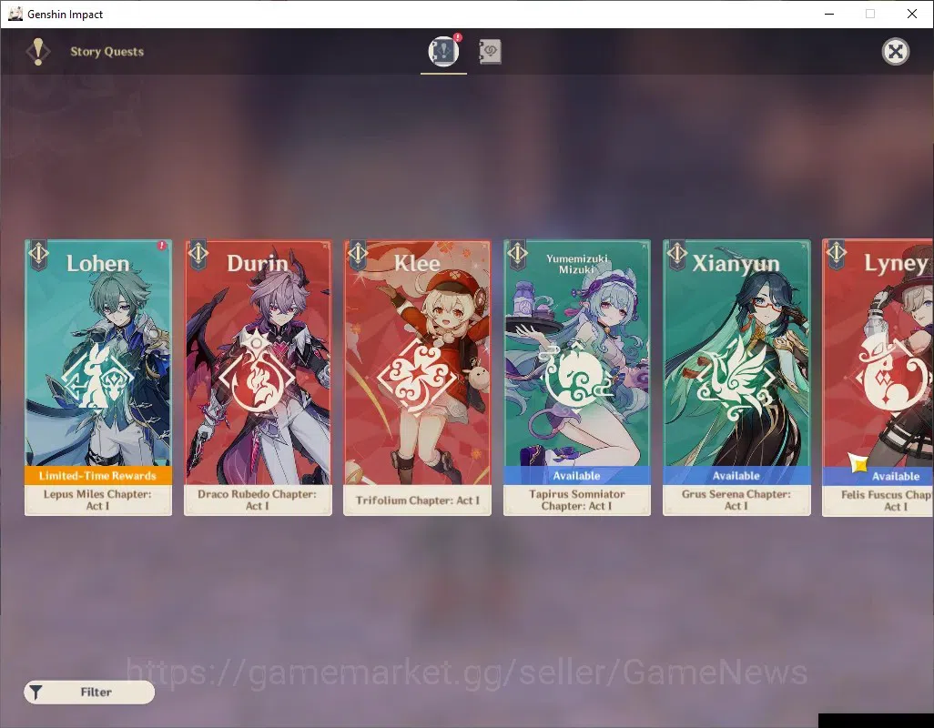 Genshin Impact Accounts ASIA|AR 56|7 Limited + 4 (*5 Weapon)|Raiden C3 + S image 19