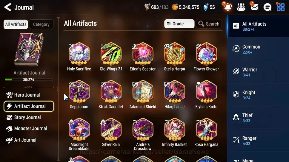 Epic Seven Accounts GLOBAL|UnVerif|2 ML(Rhianna&Luciel,Lionheart Cermi image 6