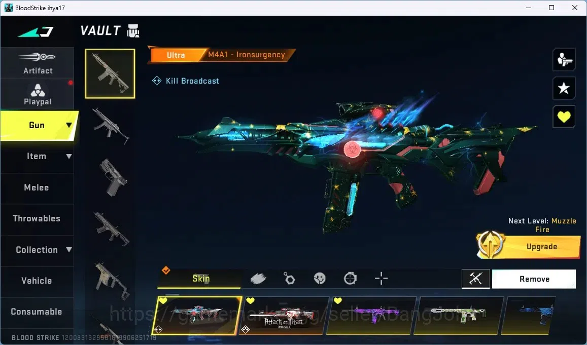 Blood Strike Accounts ASIA | 1 EVO: FAL-Evolved Draco | 1 AOT Gun | 2 UL image 2