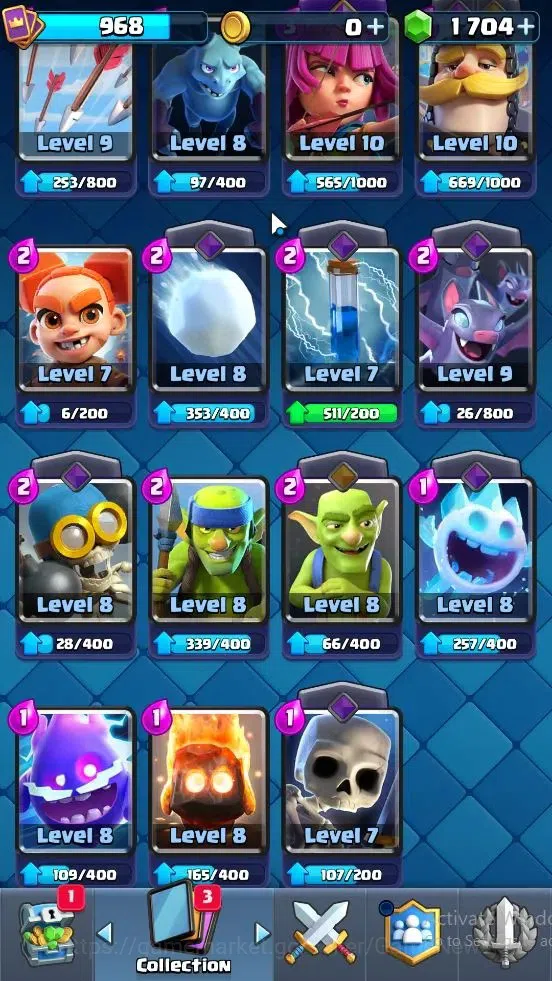 Clash Royale Accounts KTL 12|Trophy 7613|Card 107|Limited Skin|1 Hero 3 image 10
