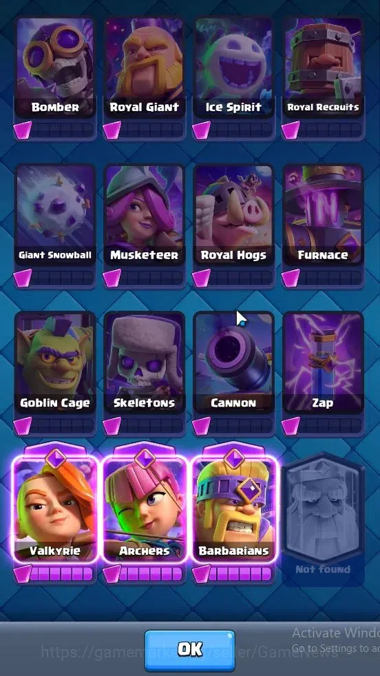 Clash Royale Accounts KTL 12|Trophy 7613|Card 107|Limited Skin|1 Hero 3 image 13