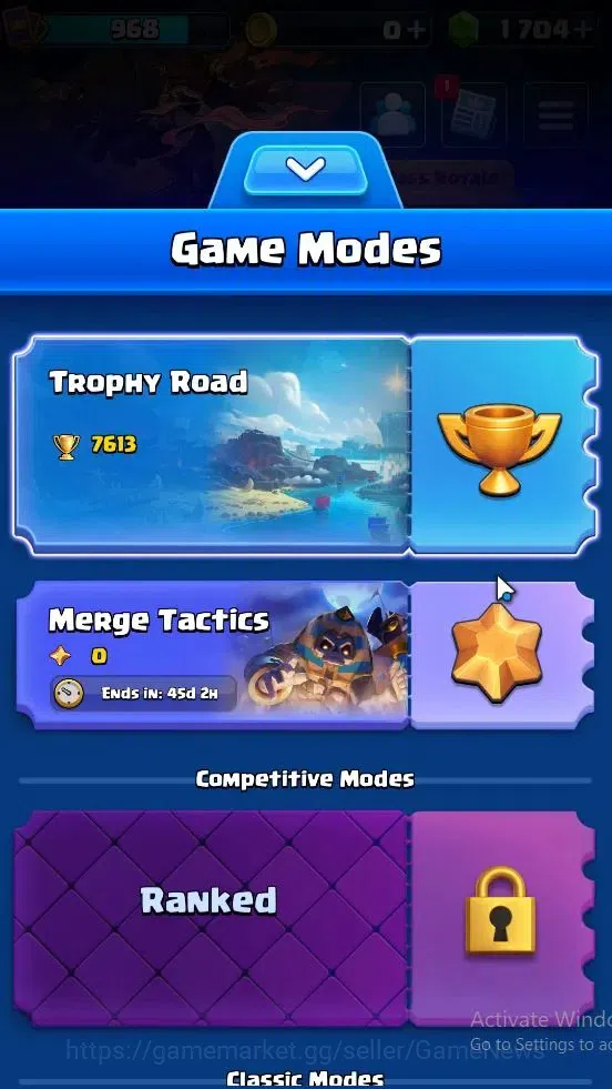 Clash Royale Accounts KTL 12|Trophy 7613|Card 107|Limited Skin|1 Hero 3 image 2