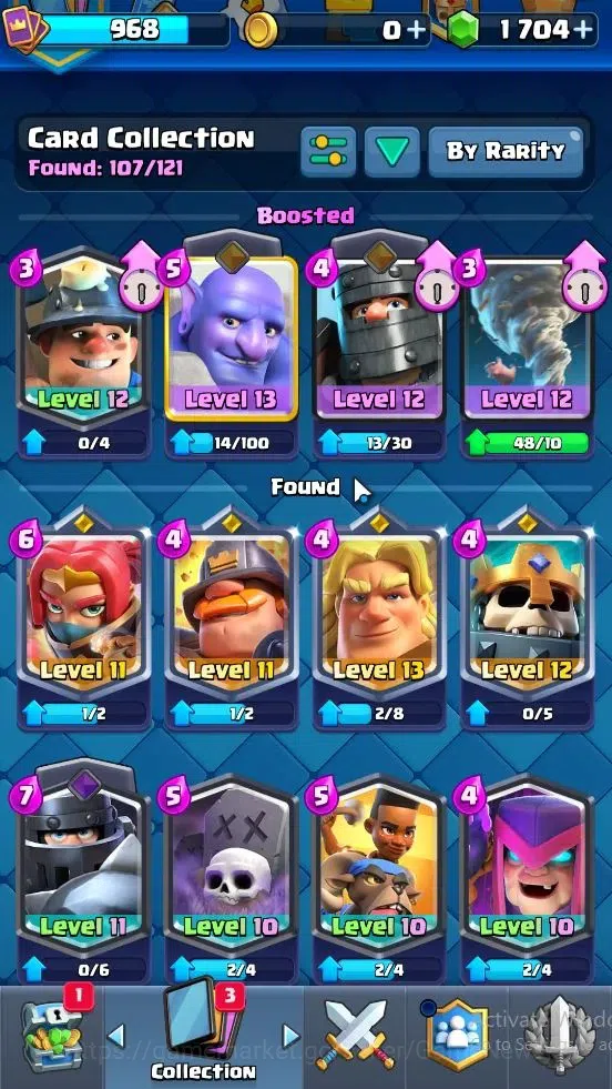 Clash Royale Accounts KTL 12|Trophy 7613|Card 107|Limited Skin|1 Hero 3 image 4