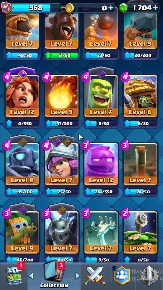 Clash Royale Accounts KTL 12|Trophy 7613|Card 107|Limited Skin|1 Hero 3 image 8