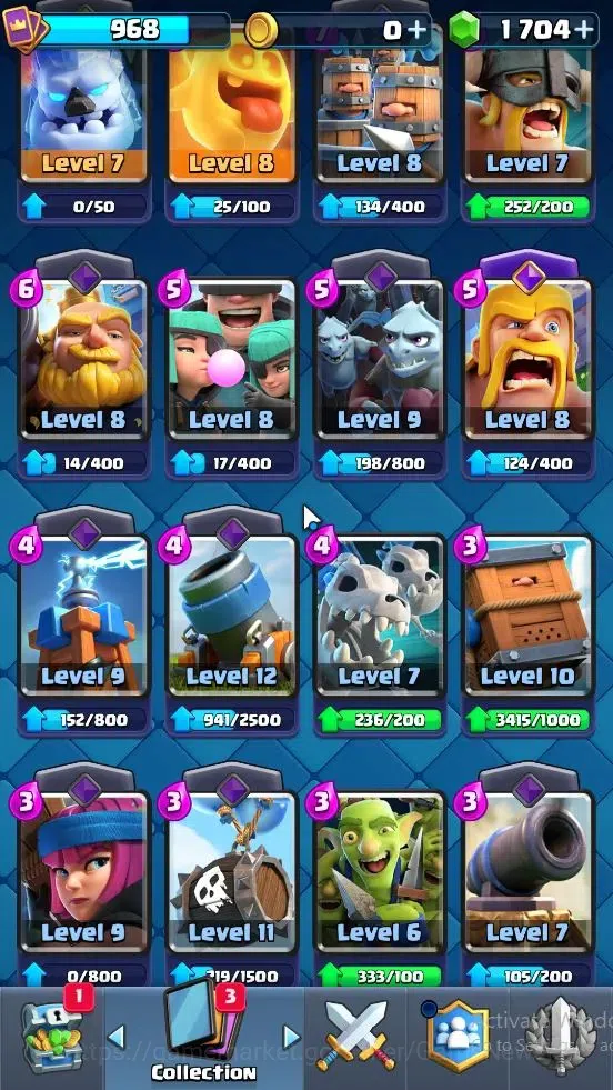 Clash Royale Accounts KTL 12|Trophy 7613|Card 107|Limited Skin|1 Hero 3 image 9