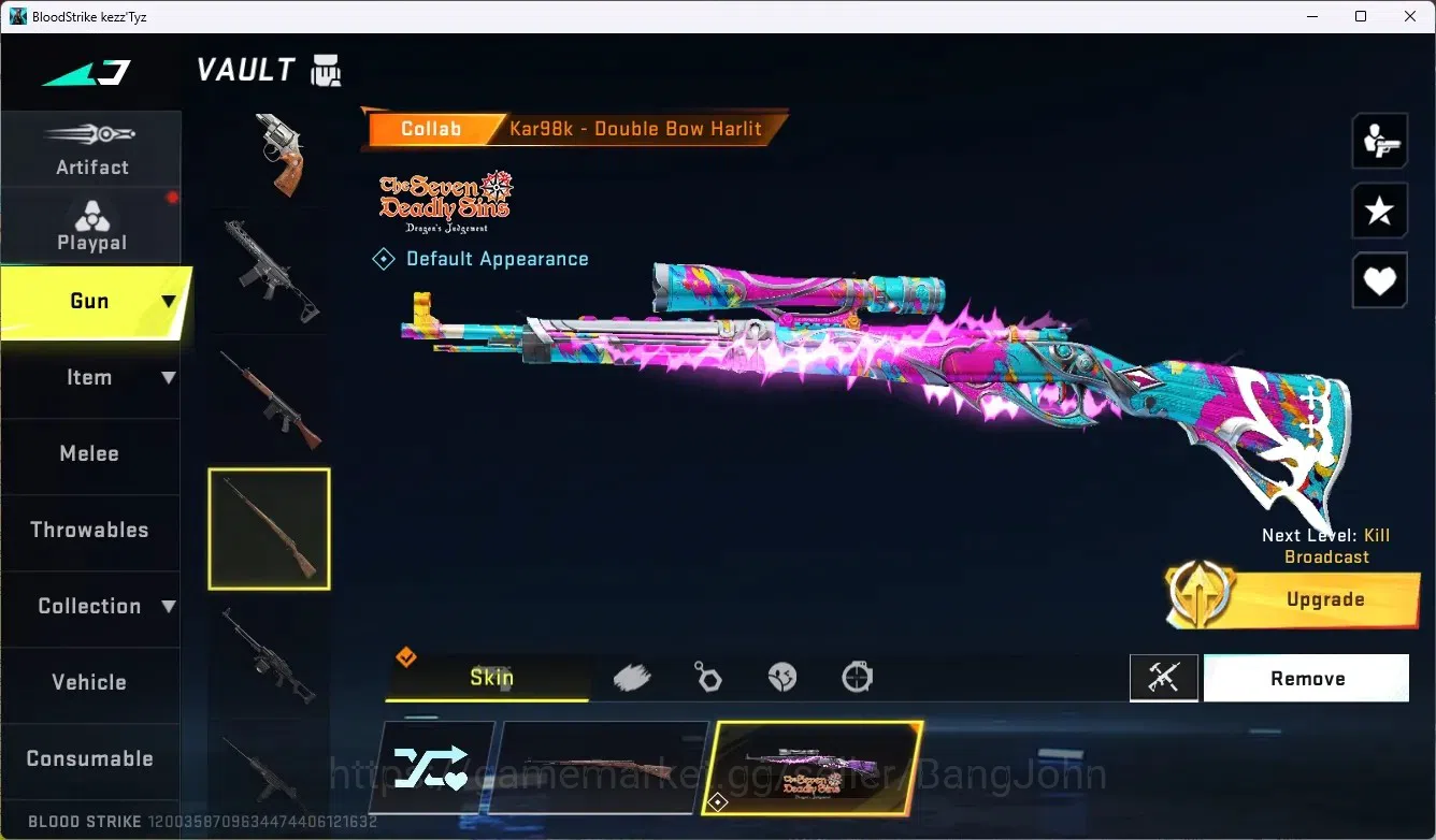 Blood Strike Accounts ASIA |ETERNAL DESERT EAGLE-SCORPIUS|5 COLLAB GUNS= image 6
