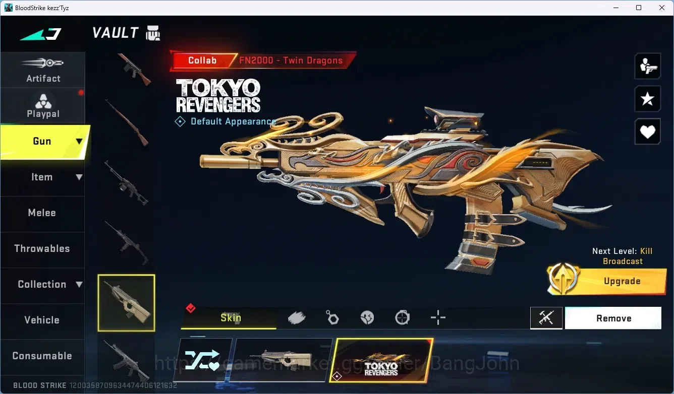 Blood Strike Accounts ASIA |ETERNAL DESERT EAGLE-SCORPIUS|5 COLLAB GUNS= image 7