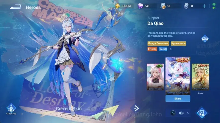Honor of Kings Accounts Global | 112H 124S |Blessed Da Qiao&Luban|SXD [Hou image 3