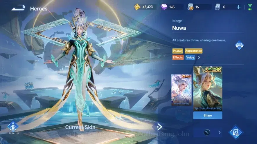 Honor of Kings Accounts Global | 112H 124S |Blessed Da Qiao&Luban|SXD [Hou image 6