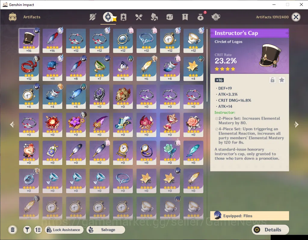 Genshin Impact Accounts ASIA|AR 39|2 Limited +15(*4Character)|Flins,Skirk| image 10