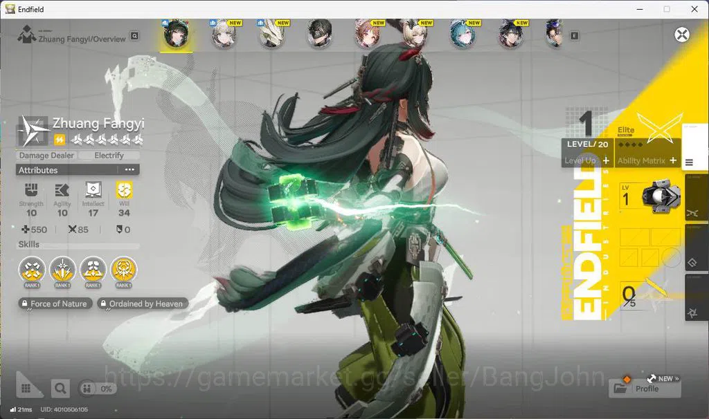 Arknights: Endfield Accounts ASIA | Starter Zhuang fangyi, Ardelia More detail image 8