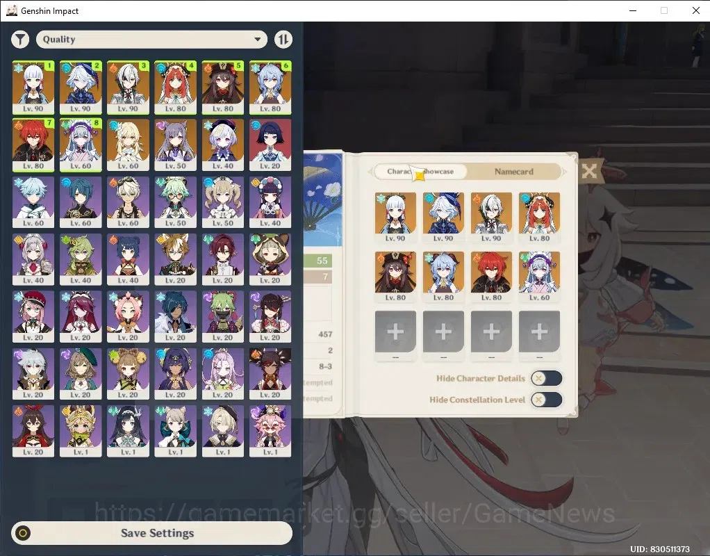 Genshin Impact Accounts Others ASIA| AR 55 | 6 Limited + 4 (*5Wep) |(Hu Tao)+Sign,Arlecchino,Ayaka,Furina,Nilou,Ganyu 1