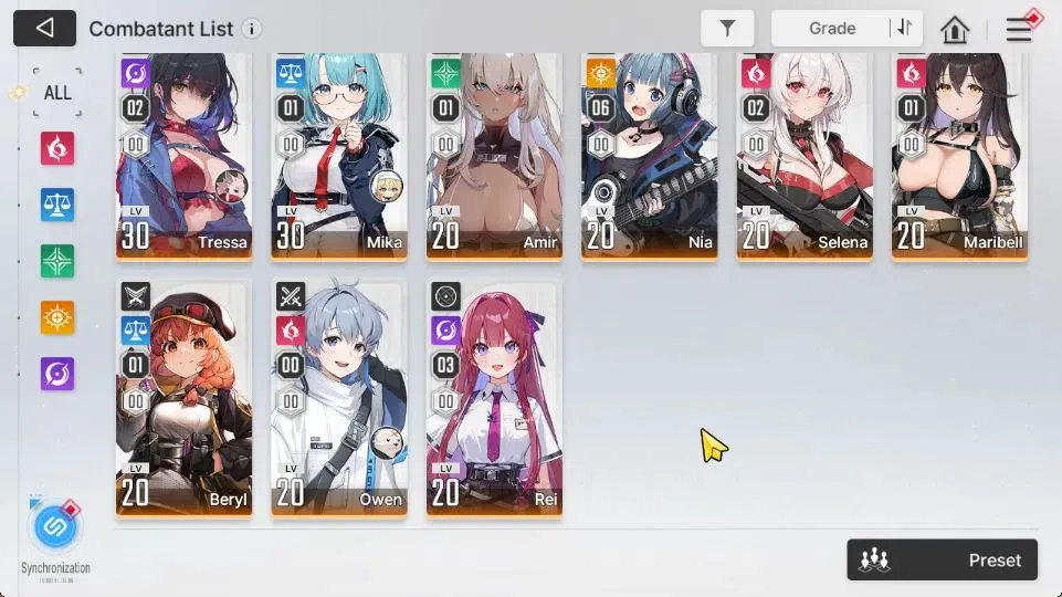Chaos Zero Nightmare Accounts GLOBAL Lv 32|6 SSR[Nine+Sign,Heidemarie,Diana,Vero image 4