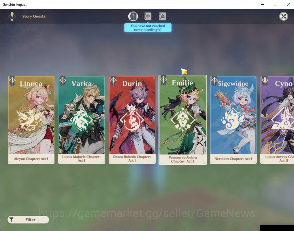 Genshin Impact Accounts ASIA|AR60|16 Limit+11(*5WeP)|(Columbina,Zhongli,Cl image 12