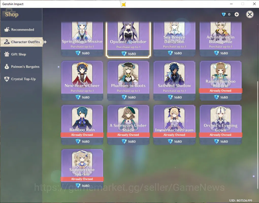 Genshin Impact Accounts ASIA|AR60|16 Limit+11(*5WeP)|(Columbina,Zhongli,Cl image 17