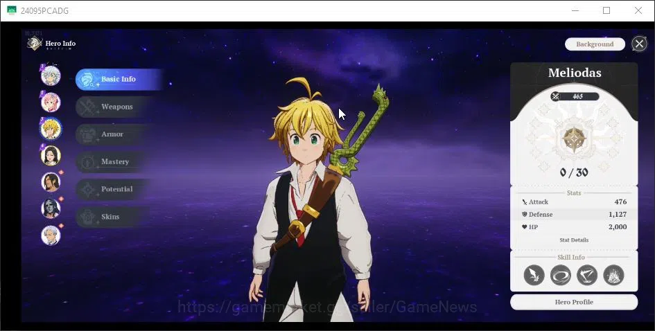 The Seven Deadly Sins: Origin Accounts [SEA] Lv 2 Fresh Starter| 2 SSR Meliodas, Guila an image 3