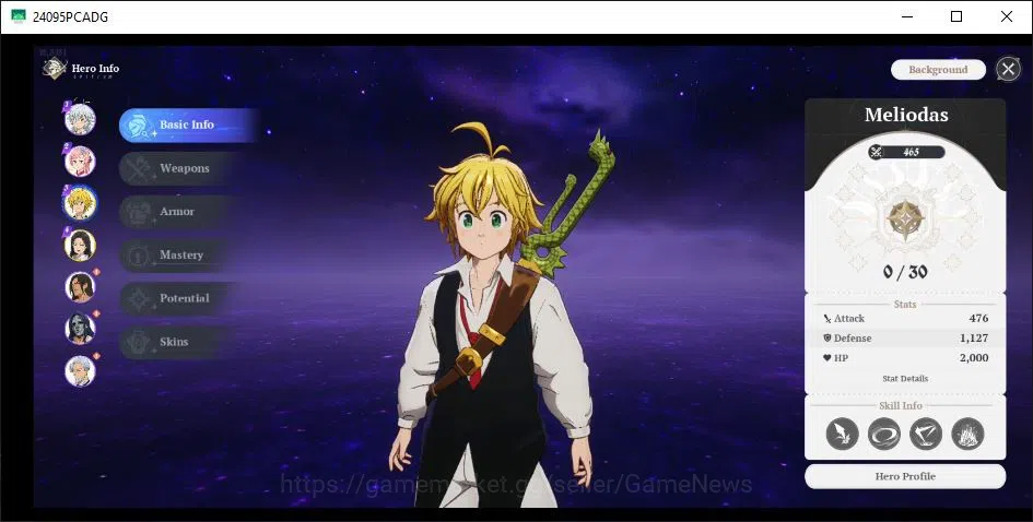 The Seven Deadly Sins: Origin Accounts [SEA] Lv 2 Fresh Starter| 2 SSR Meliodas, Guila an image 5