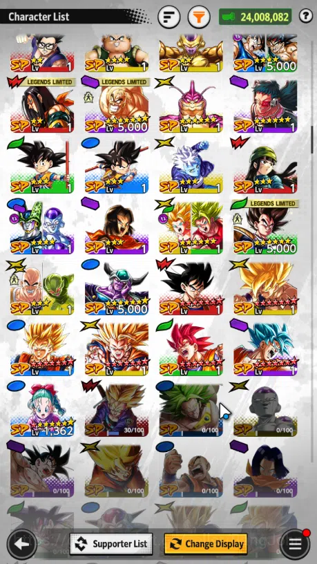 Dragon Ball Legends Accounts Lvl 152 | 24 M Total Power | 3 Ultra + 1 LR | Ultr image 6
