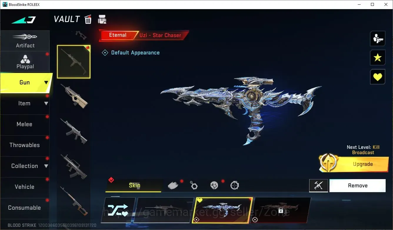 Blood Strike Accounts Starter ASIA|Fresh Starter|1 ETERNAL: Uzi - Star Chaser|1 ULTRA GUN|1 LEGENDARY GUNS|Check 1