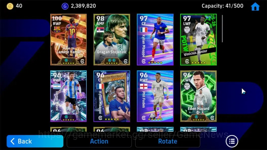 eFootball Accounts 7x Android|Epic BigTime-Lamine Yamal,Epic Dragan S image 4