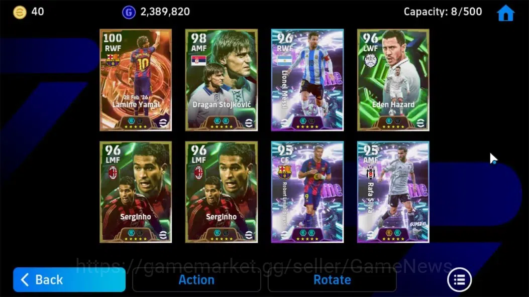 eFootball Accounts 7x Android|Epic BigTime-Lamine Yamal,Epic Dragan S image 6