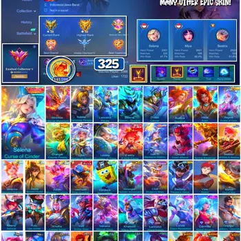 Mobile Legends: Bang Bang Collector #3872 325 Skins | Collector Natalia | Zenith Vexan image 1