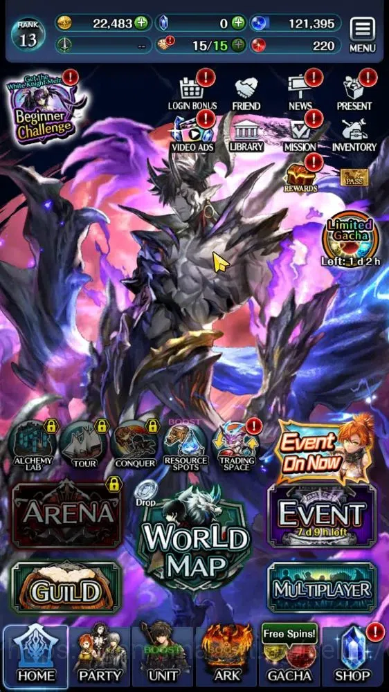 Last Cloudia Accounts Endgame GLOBAL|Rank 13|Top Tier Unit|Demon Lord Judecca Samekh,Godlyfair DK Degrogue,SM Sera,G 5