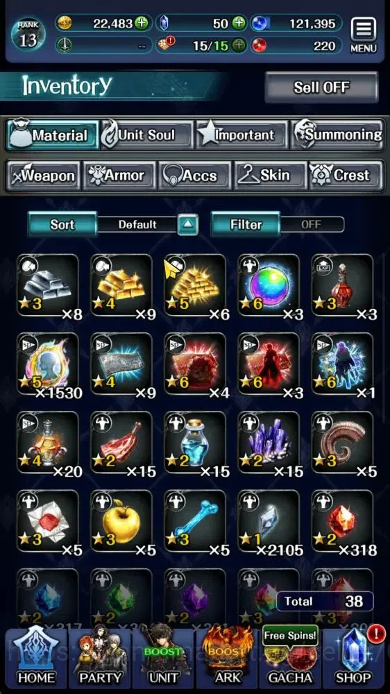 Last Cloudia Accounts Endgame GLOBAL|Rank 13|Top Tier Unit|Demon Lord Judecca Samekh,Godlyfair DK Degrogue,SM Sera,G 8
