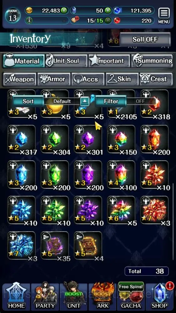 Last Cloudia Accounts Endgame GLOBAL|Rank 13|Top Tier Unit|Demon Lord Judecca Samekh,Godlyfair DK Degrogue,SM Sera,G 9