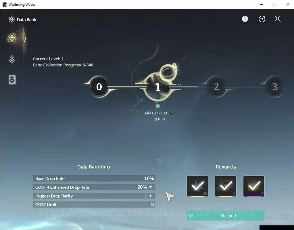 Wuthering Waves Accounts SEA | UL 11 | 1 Limited | [Denia] | Data Bank Lvl  image 3