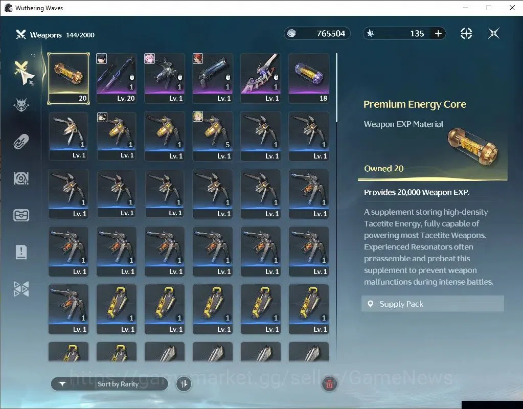 Wuthering Waves Accounts SEA | UL 11 | 1 Limited | [Denia] | Data Bank Lvl  image 4