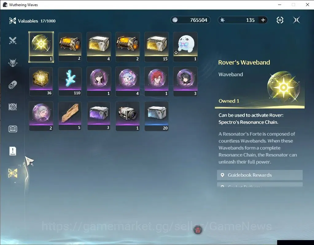 Wuthering Waves Accounts SEA | UL 11 | 1 Limited | [Denia] | Data Bank Lvl  image 8