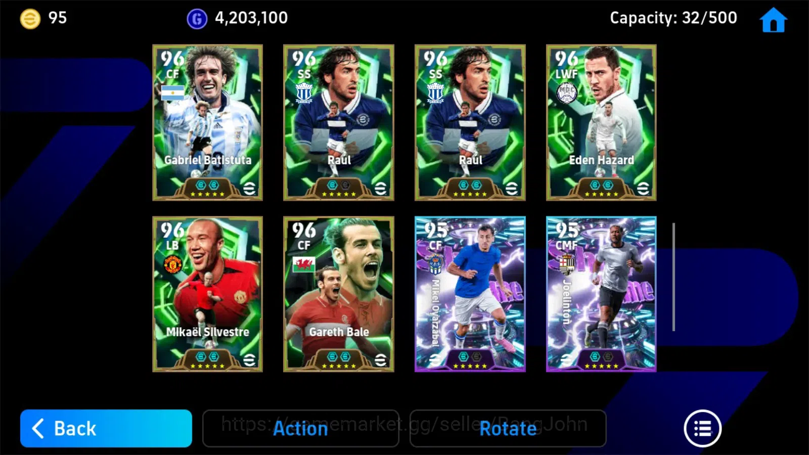 eFootball Accounts ANDROID|PW 3192|Salah big,vitinha show,pirlo epic, image 2