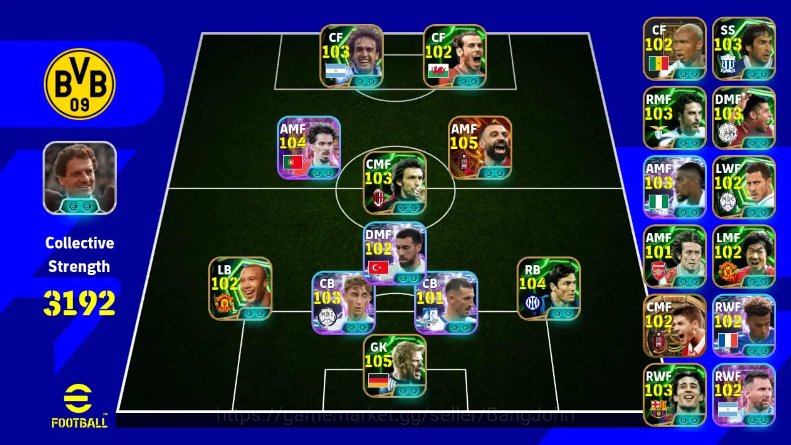eFootball Accounts ANDROID|PW 3192|Salah big,vitinha show,pirlo epic, image 7