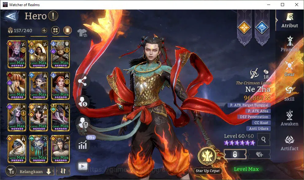 Watcher of Realms Accounts Global 60X|Lv72|3,4M Power|3 Lord[ValderonA1,Nasty image 17