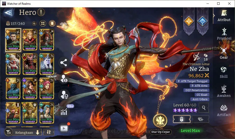 Watcher of Realms Accounts Global 60X|Lv72|3,4M Power|3 Lord[ValderonA1,Nasty image 18