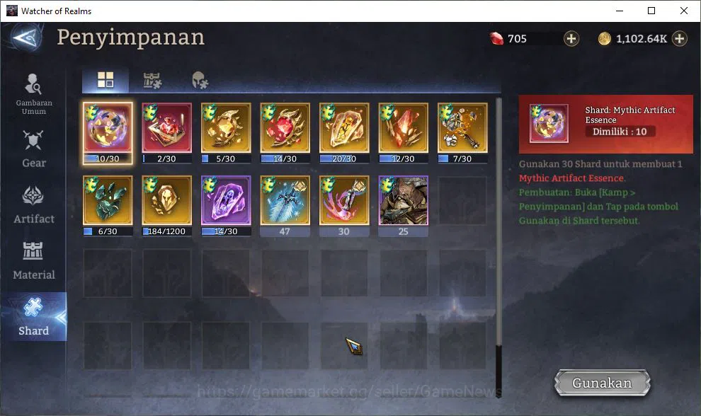 Watcher of Realms Accounts Global 60X|Lv72|3,4M Power|3 Lord[ValderonA1,Nasty image 4