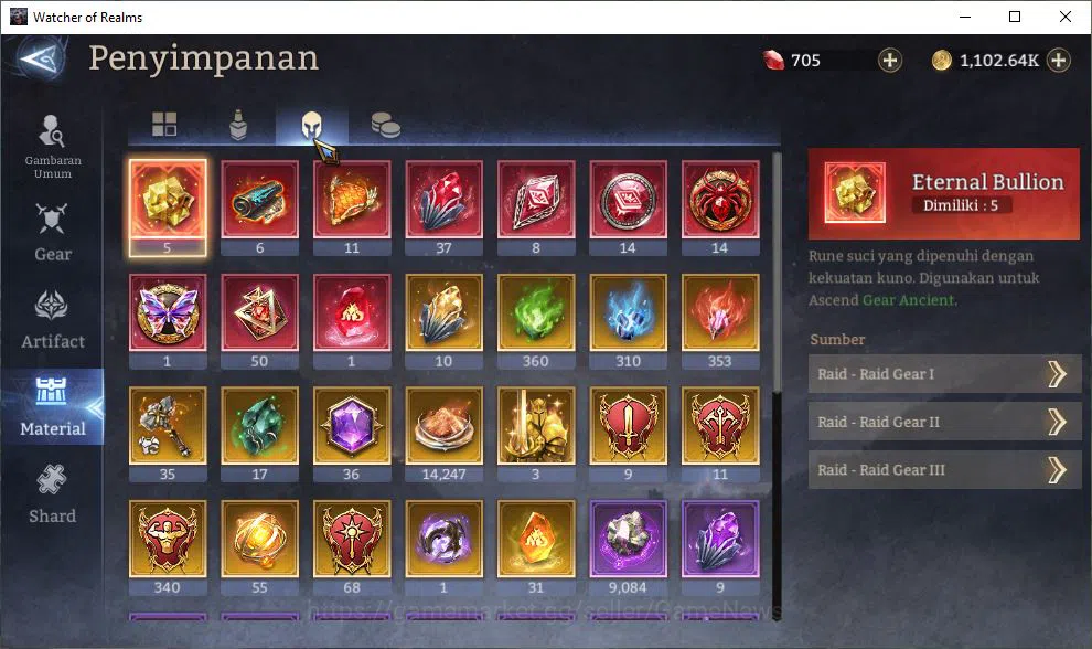 Watcher of Realms Accounts Global 60X|Lv72|3,4M Power|3 Lord[ValderonA1,Nasty image 6