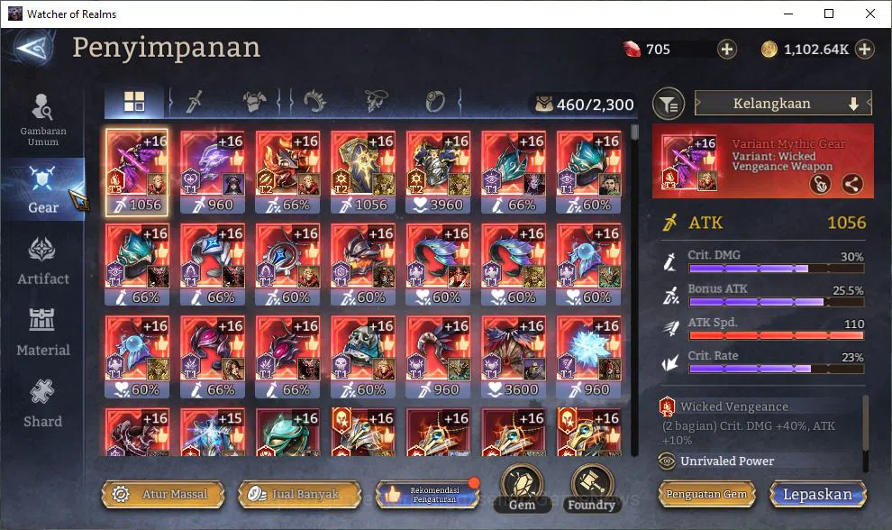 Watcher of Realms Accounts Global 60X|Lv72|3,4M Power|3 Lord[ValderonA1,Nasty image 9