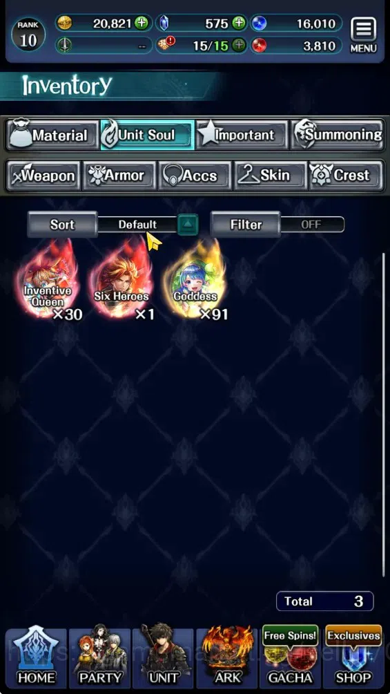 Last Cloudia Accounts GLOBAL|Rank 10|Collab Brave Frontier (Fire God Var image 13