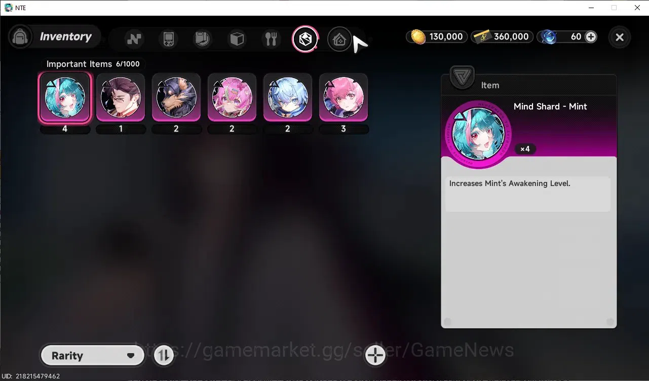 Neverness to Everness Accounts Global SEA|HL 3|2 SSR 1 Limit [Shinku],Fadia|2 Char Selector|2 Glider|Selector On|Female 13