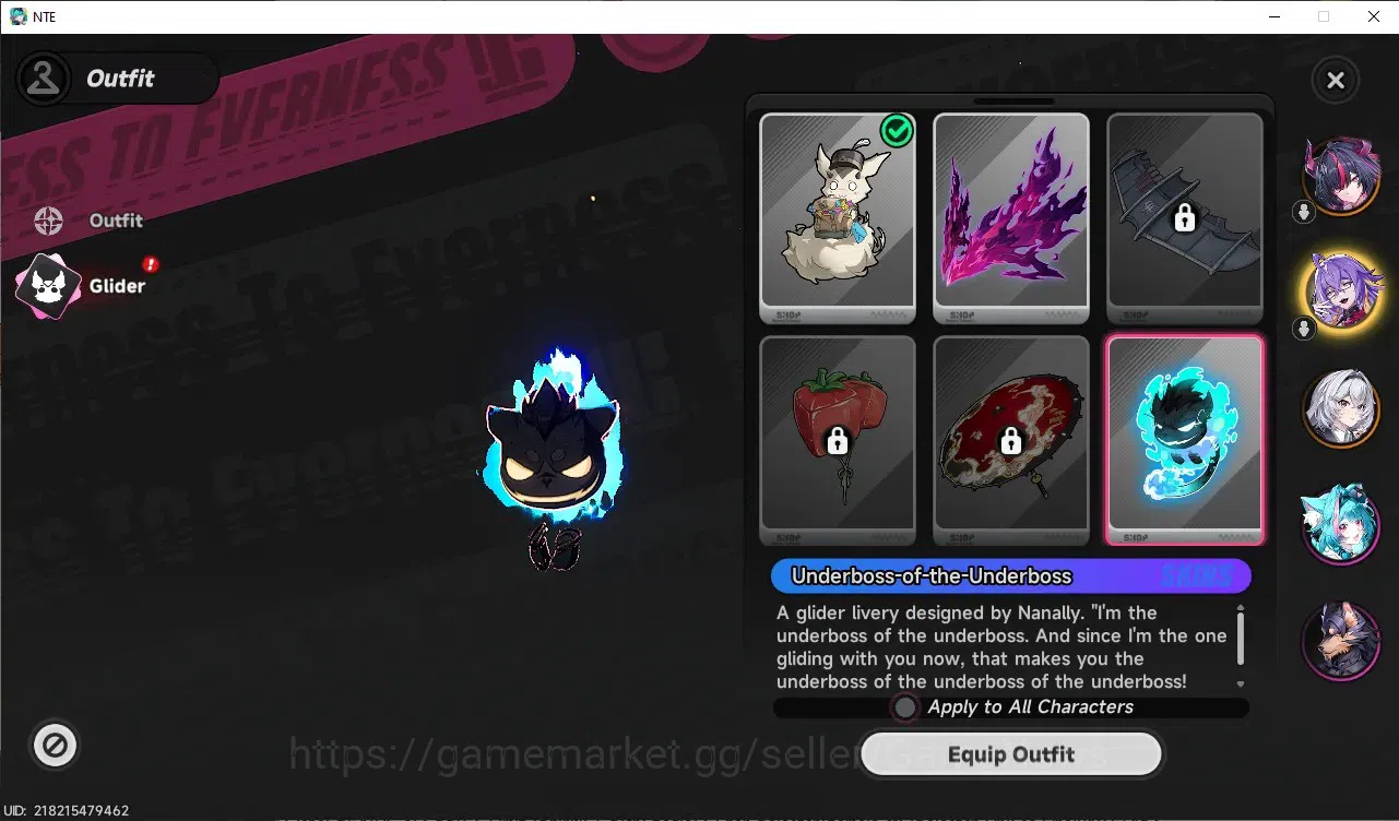 Neverness to Everness Accounts Global SEA|HL 3|2 SSR 1 Limit [Shinku],Fadia|2 Char Selector|2 Glider|Selector On|Female 5
