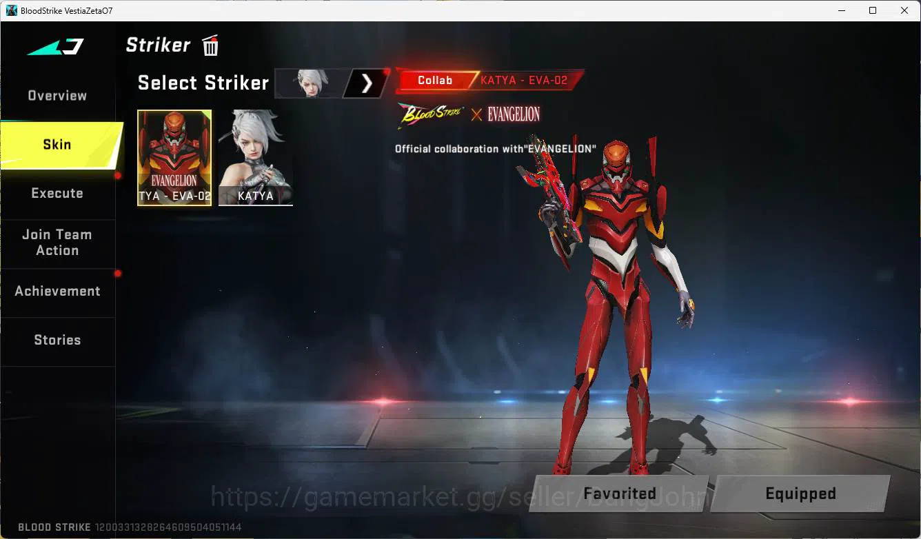 Blood Strike Accounts ASIA| evangel katya, ulta (val, nova, jet), ultra  image 2