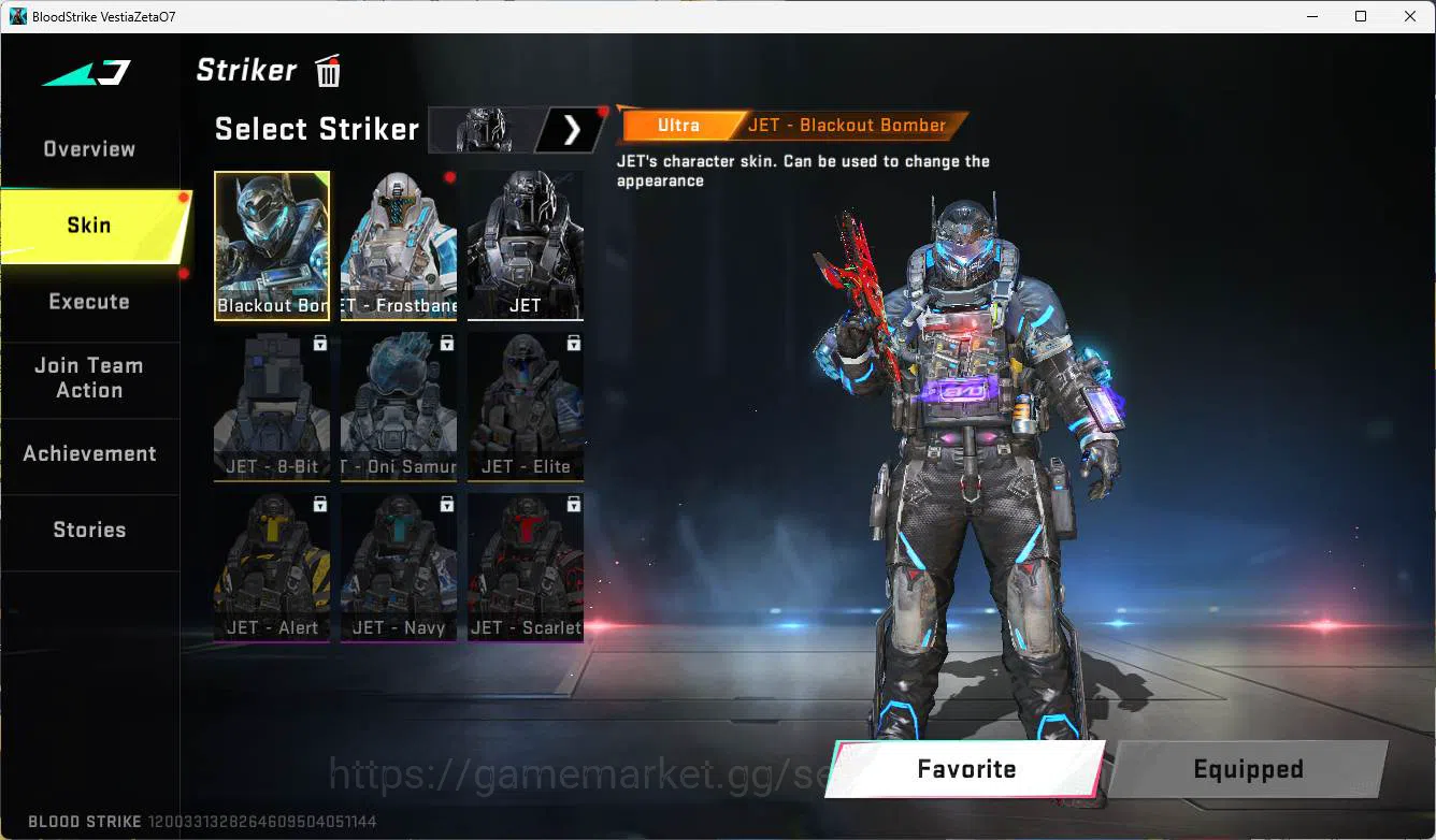 Blood Strike Accounts ASIA| evangel katya, ulta (val, nova, jet), ultra  image 4