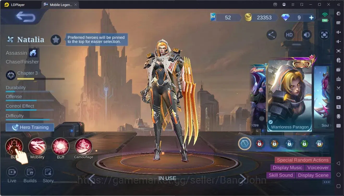 Mobile Legends: Bang Bang Accounts Global |Hero 72|Skin 119|Expert|CC Natalia|Naruto  image 9