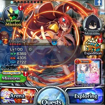 Grand Summoners Accounts End-Game Global|Rank 48|6 Ascend 1 TW| (Choi Jong-In)+TW Alpha,Charlotte EoA,Canaria ST,G Simon,DH