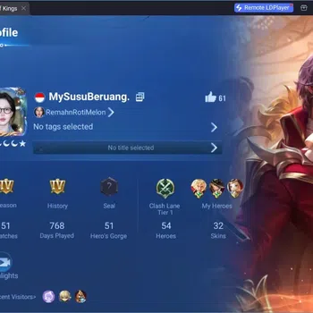 Honor of Kings Accounts Rare Skin Global|54H 32S|3 Legend|KIC Luna|2 LOM|2 Epic|23 Rare|1 HonorPass, More |Check SS HOK607B